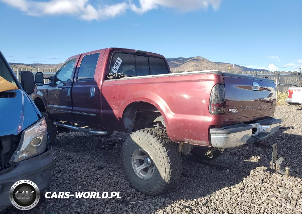 2000 Ford F250 Super Duty VIN:1FTNW21F7YEA94525 - 2