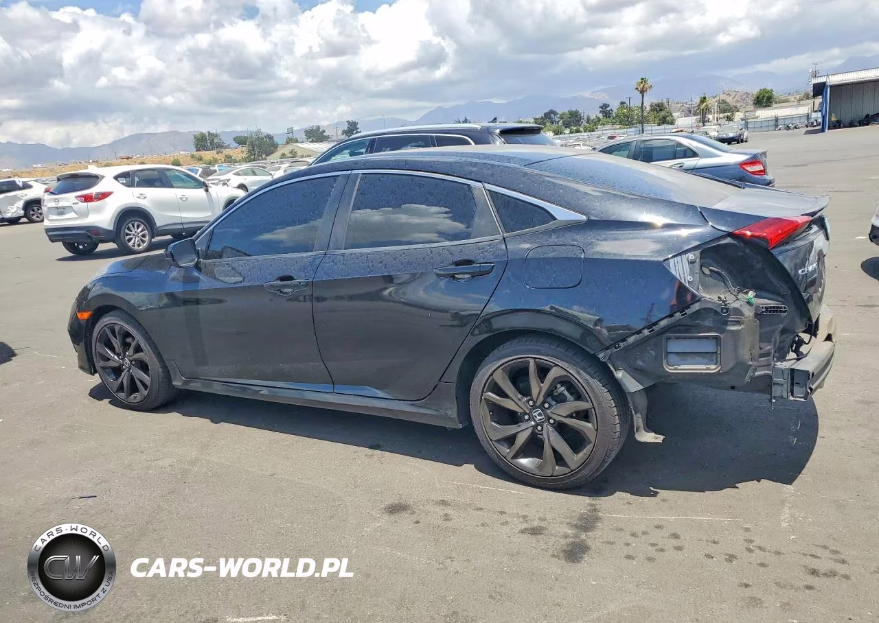 2019 Honda Civic Sport VIN:2HGFC2F83KH504567 - 2