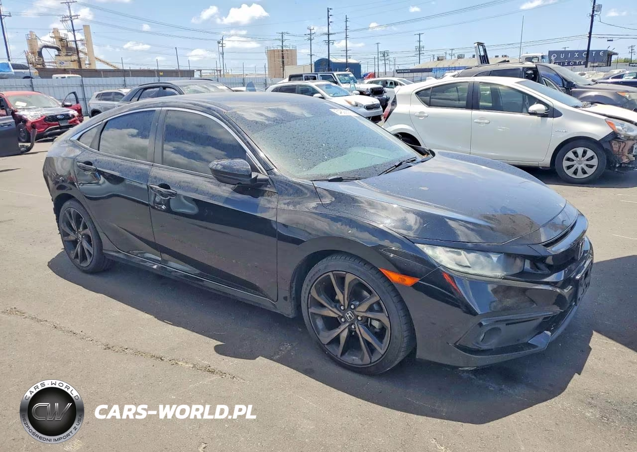2019 Honda Civic Sport VIN:2HGFC2F83KH504567 - 4