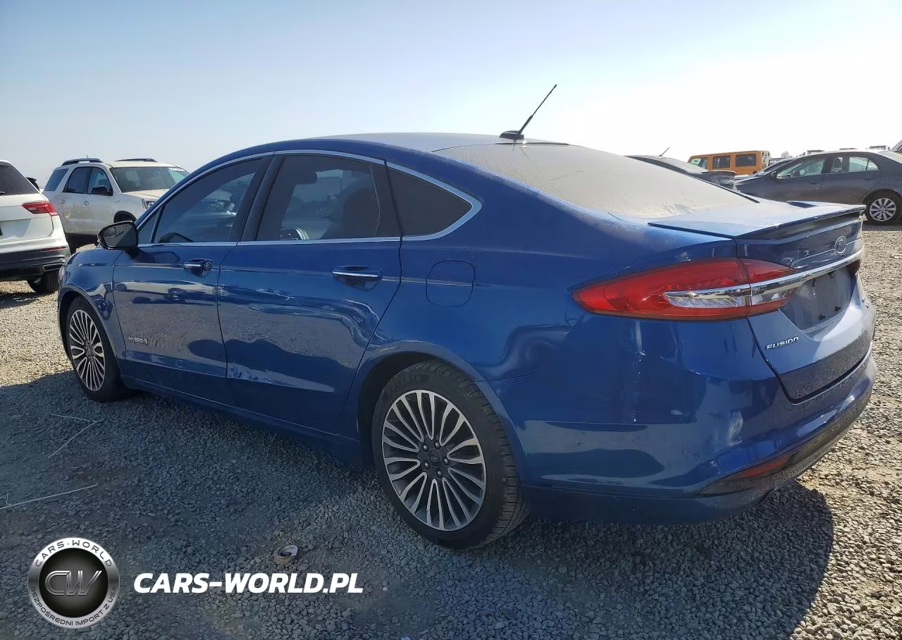 2017 Ford Fusion Titanium Hev VIN:3FA6P0RU8HR382209 - 2