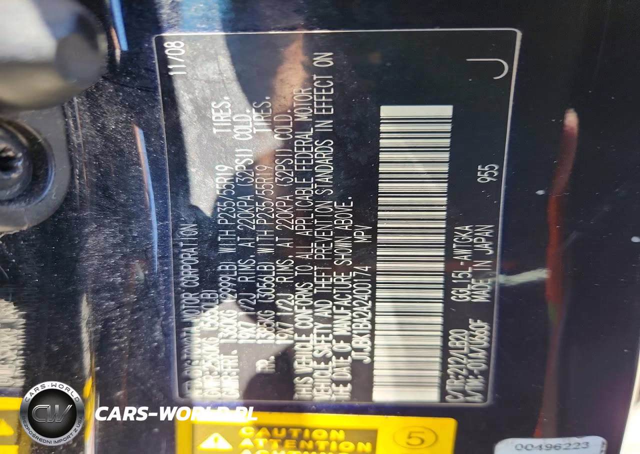2010 Lexus Rx 350 VIN:JTJBK1BA2A2400174 - 12