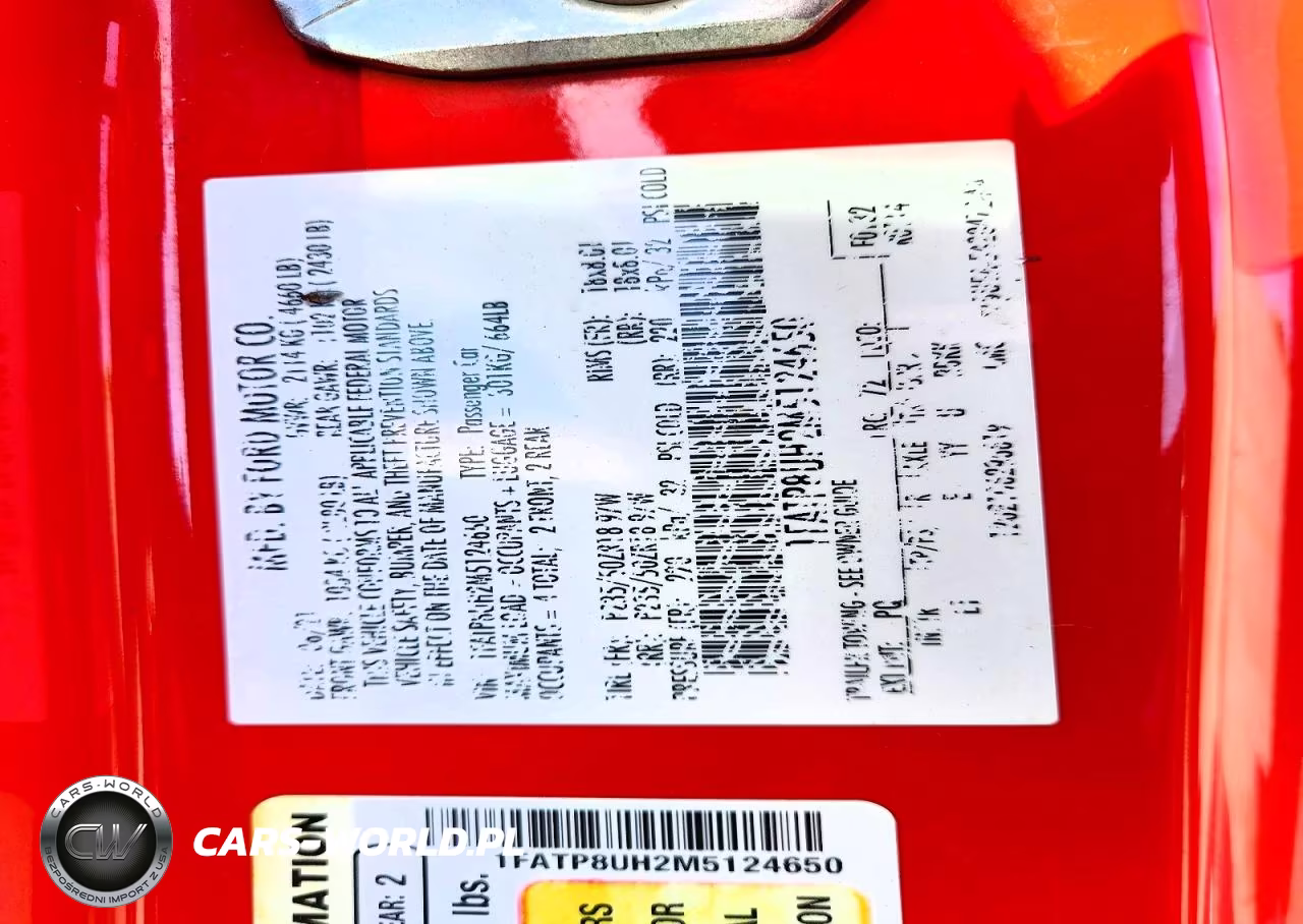 2021 Ford Mustang VIN:1FATP8UH2M5124650 - 13