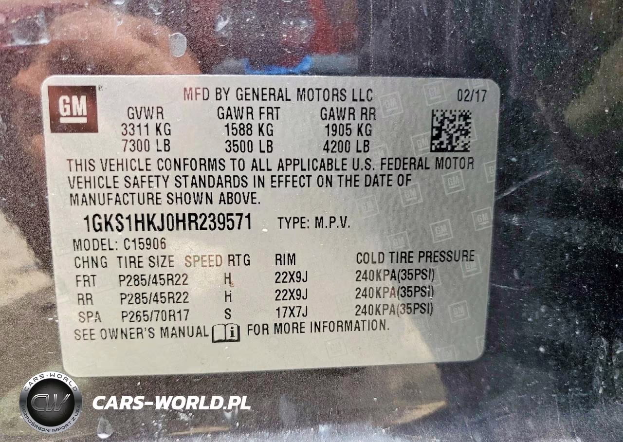 2017 GMC Yukon Xl Denali VIN:1GKS1HKJ0HR239571 - 13