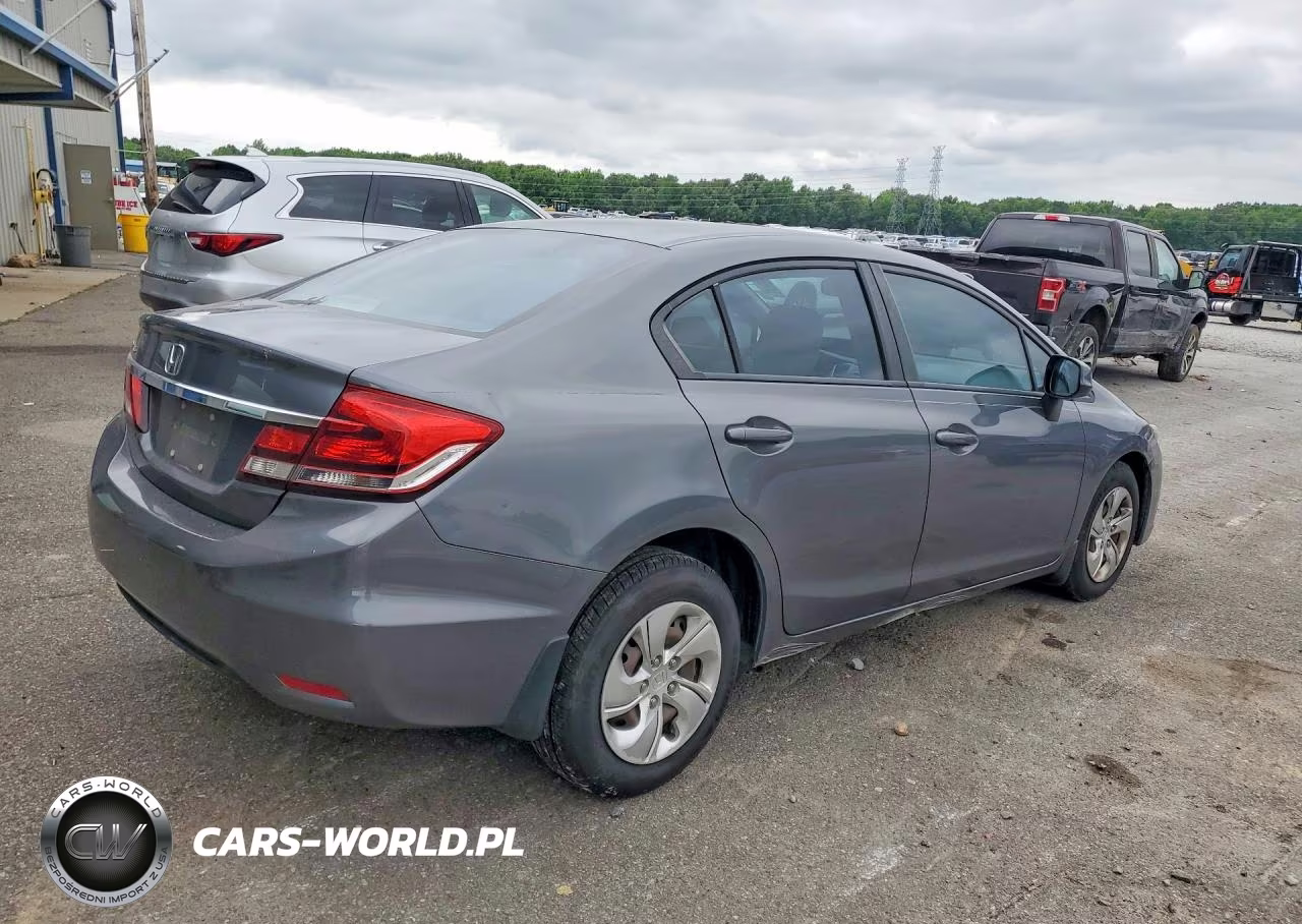 2013 Honda Civic Lx VIN:19XFB2F57DE048322 - 3