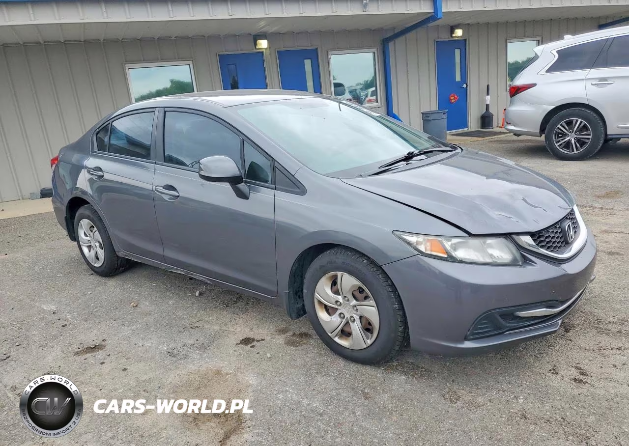 2013 Honda Civic Lx VIN:19XFB2F57DE048322 - 4