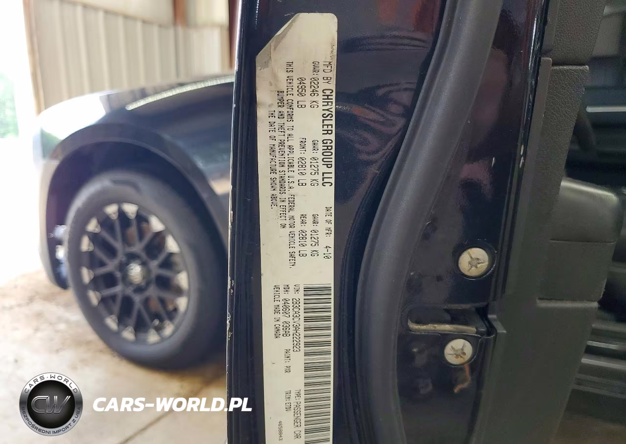 2010 Dodge Charger Sxt VIN:2B3CA3CV3AH222923 - 12