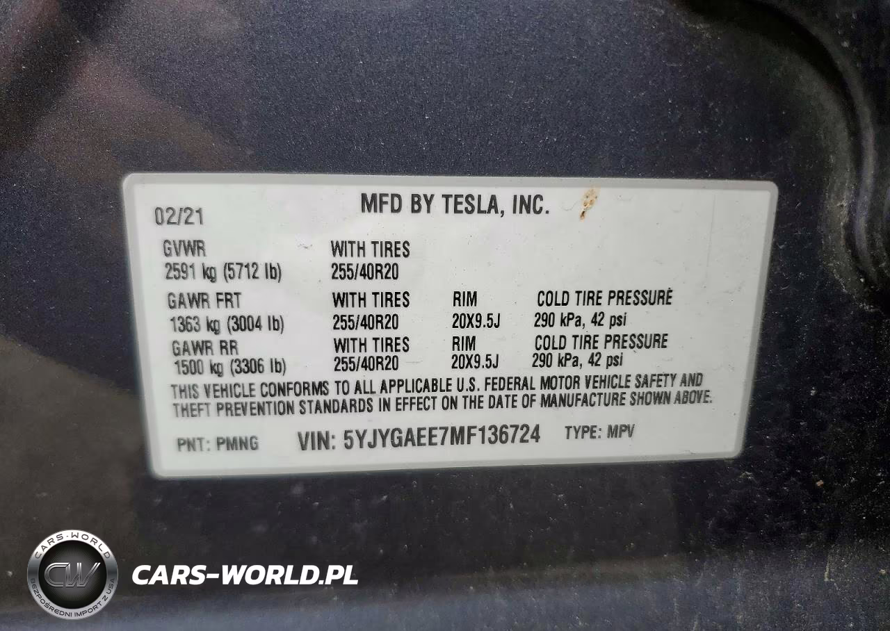 2021 Tesla Model Y VIN:5YJYGAEE7MF136724 - 12