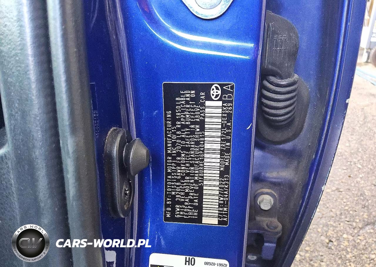 2016 Toyota Corolla S Plus VIN:5YFBURHE1GP404815 - 12