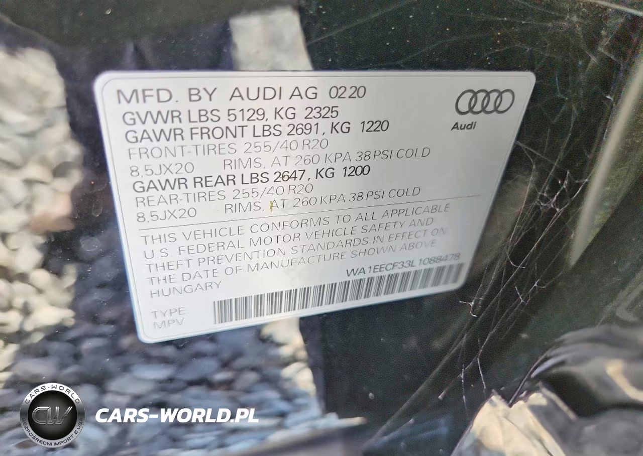 2020 Audi Q3 Premium Plus S-Line VIN:WA1EECF33L1088478 - 12