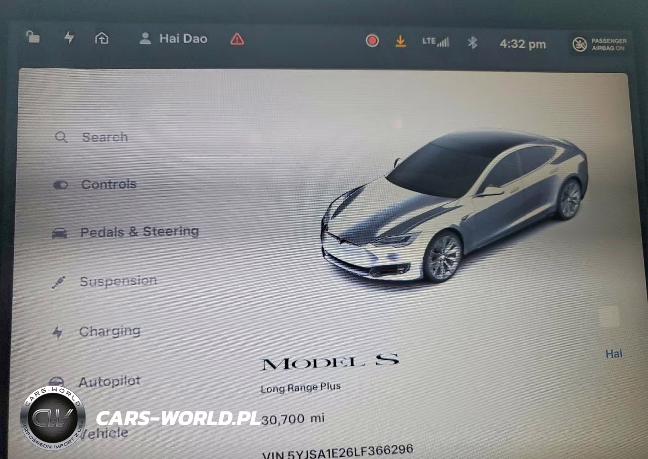 2020 Tesla Model S VIN:5YJSA1E26LF366296 - 9