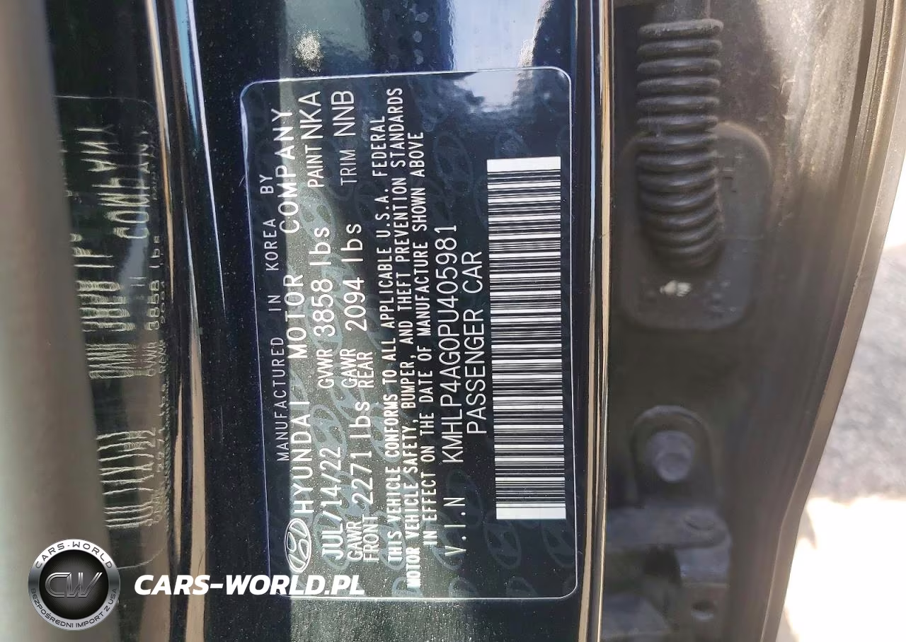 2023 Hyundai Elantra Limited VIN:KMHLP4AG0PU405981 - 12