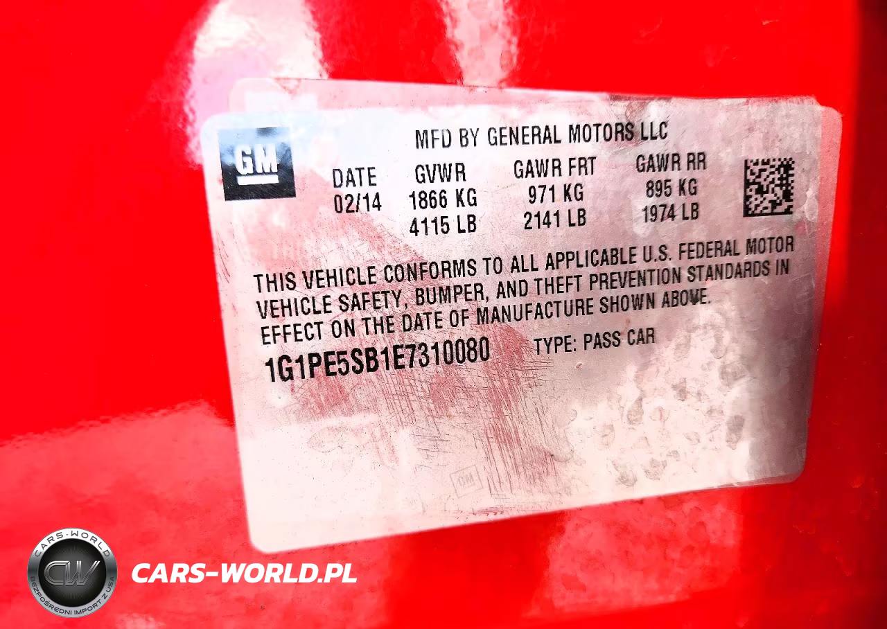2014 Chevrolet Cruze Lt VIN:1G1PE5SB1E7310080 - 12