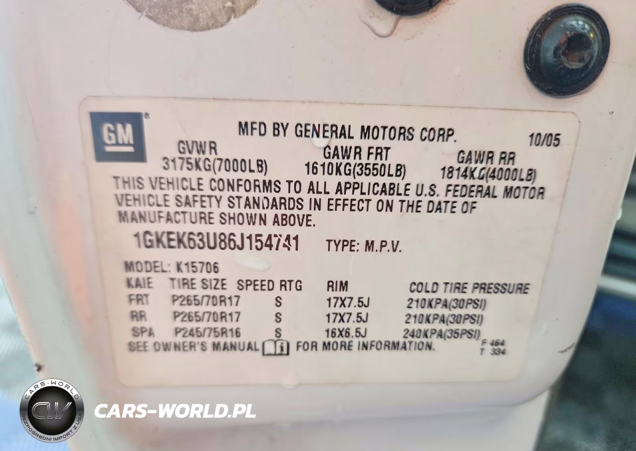 2006 GMC Yukon Denali VIN:1GKEK63U86J154741 - 13