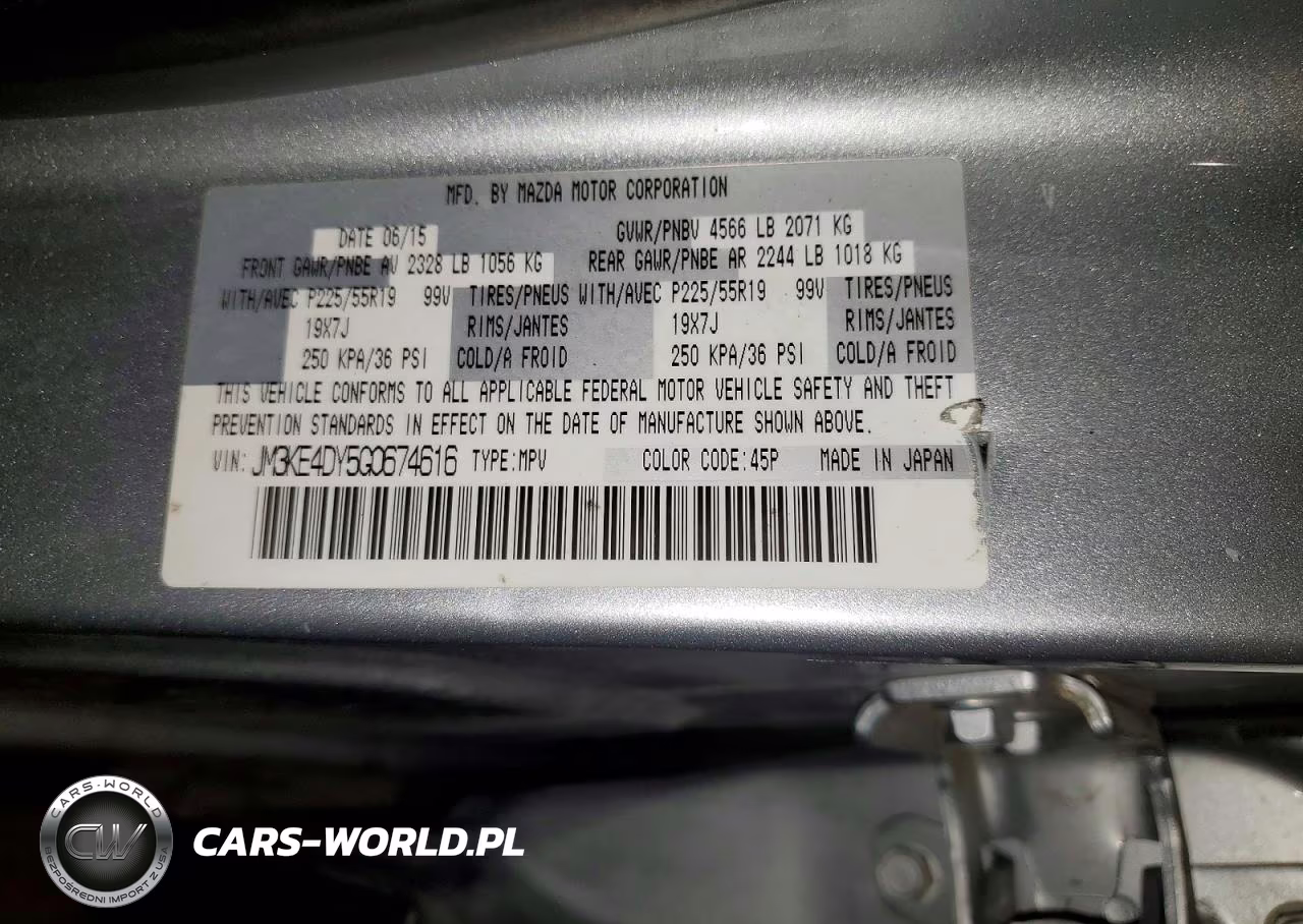2016 Mazda Cx-5 Gt VIN:JM3KE4DY5G0674616 - 13