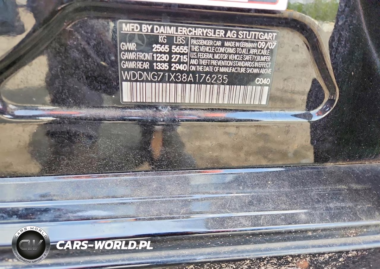 2008 Mercedes-Benz S 550 VIN:WDDNG71X38A176235 - 12