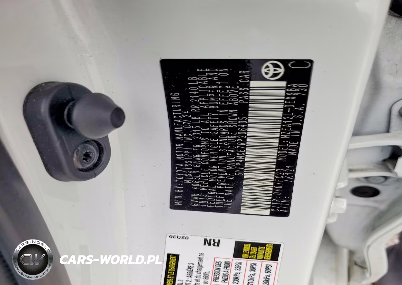 2024 Toyota Corolla Se VIN:5YFP4MCE7RP206405 - 12