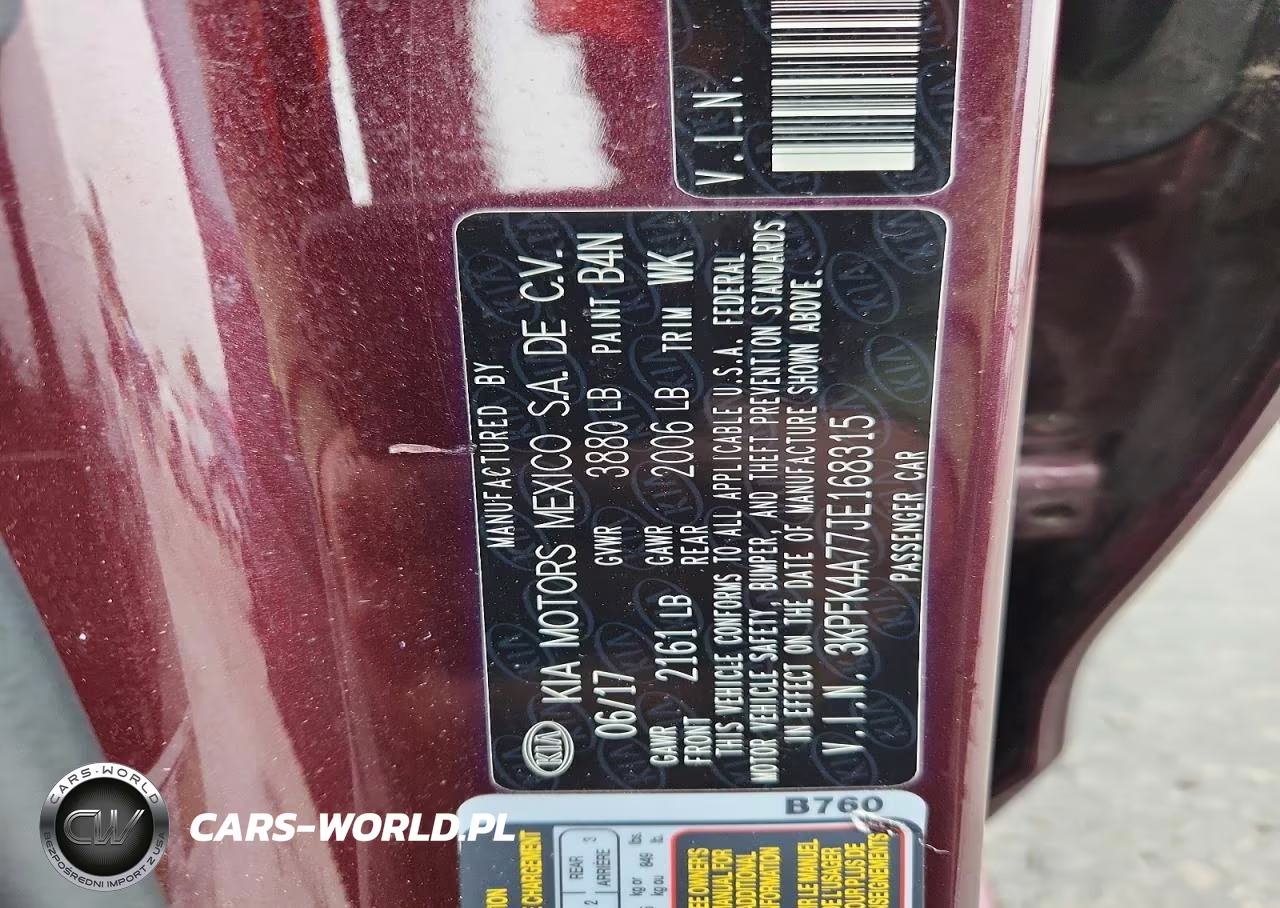2018 Kia Forte Lx VIN:3KPFK4A77JE168315 - 12