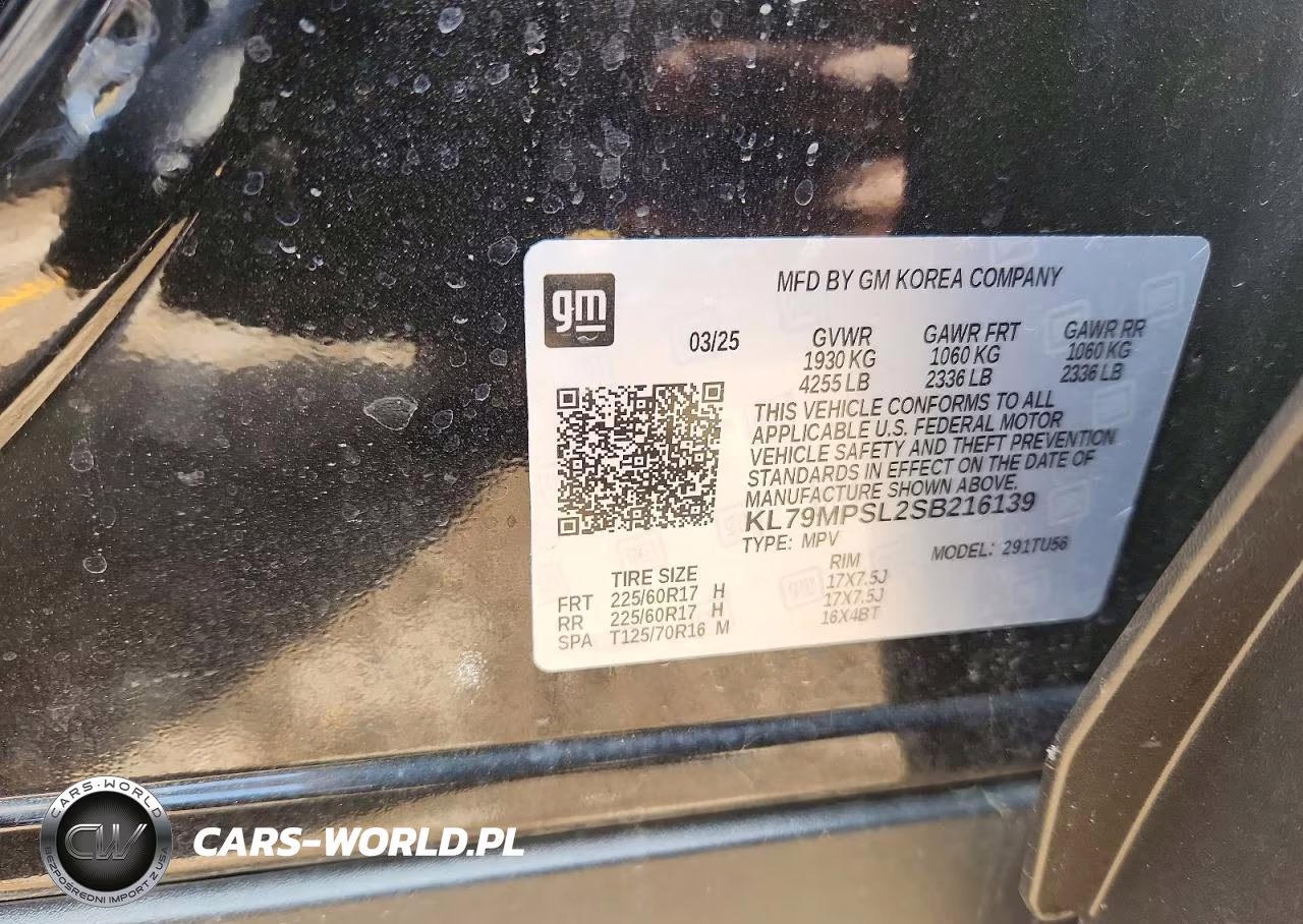 2025 Chevrolet Trailblazer Lt VIN:KL79MPSL2SB216139 - 12