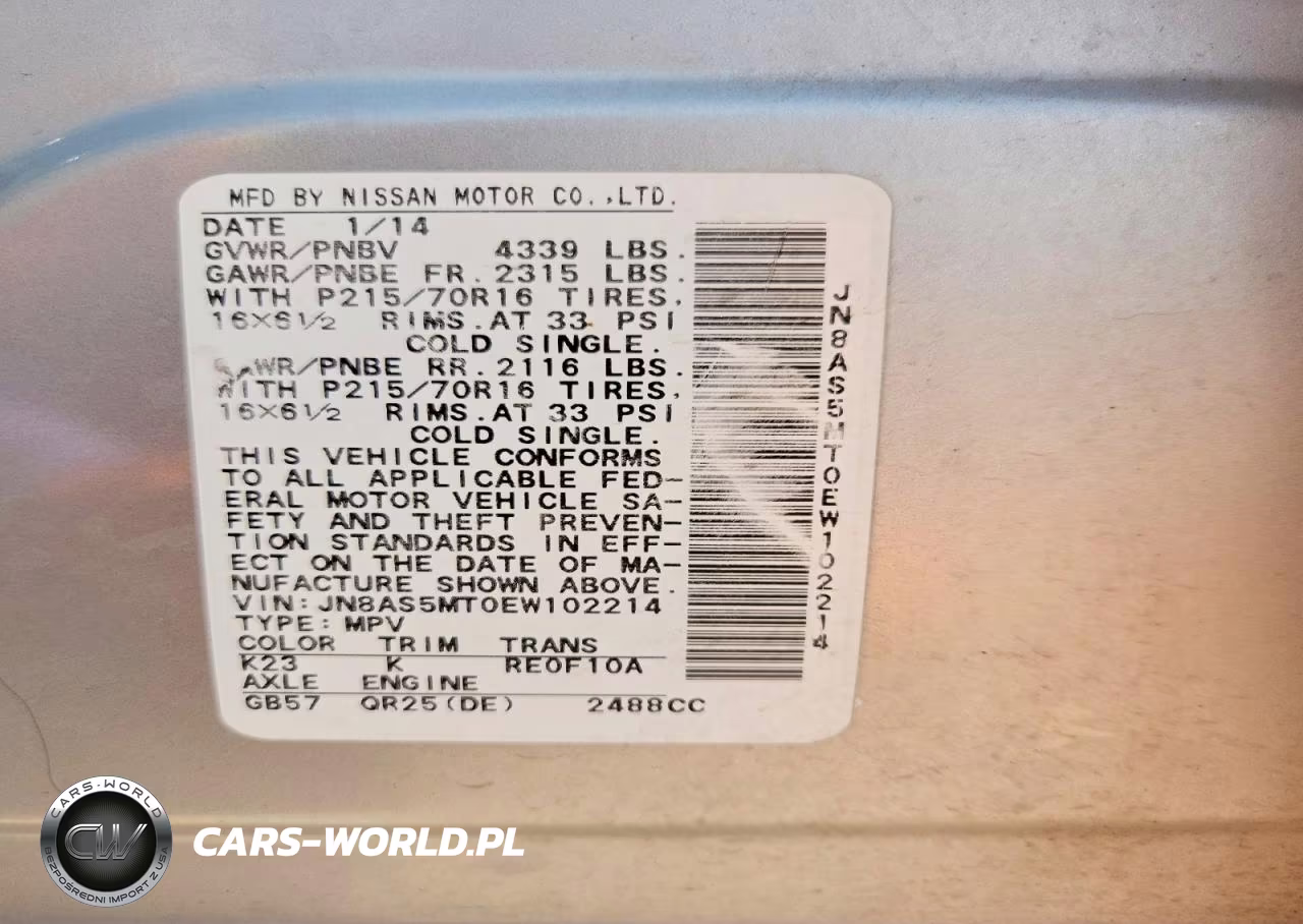 2014 Nissan Rogue Select S VIN:JN8AS5MT0EW102214 - 13