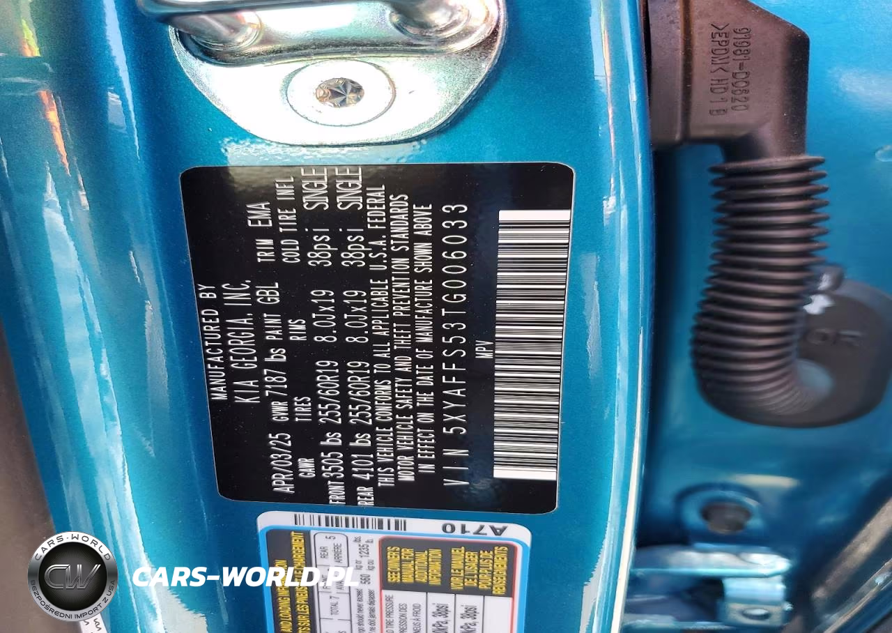 2026 Kia Ev9 Wind VIN:5XYAFFS53TG006033 - 12