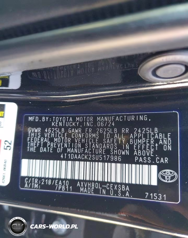 2025 Toyota Camry Se VIN:4T1DAACK2SU517986 - 12