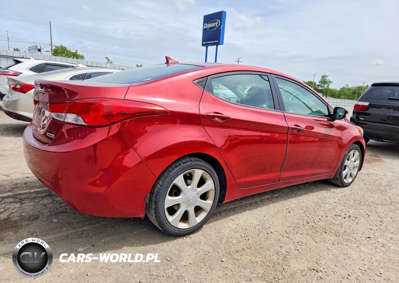 2013 Hyundai Elantra Limited VIN:KMHDH4AE8DU634775 - 3