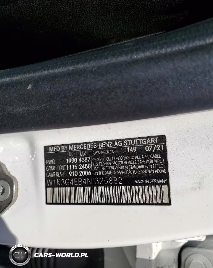 2022 Mercedes-Benz A 220 VIN:W1K3G4EB4NJ325882 - 12