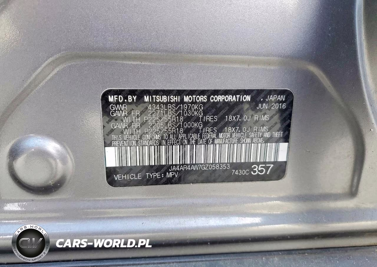 2016 Mitsubishi Outlander Sport Sel VIN:JA4AR4AW7GZ058353 - 13