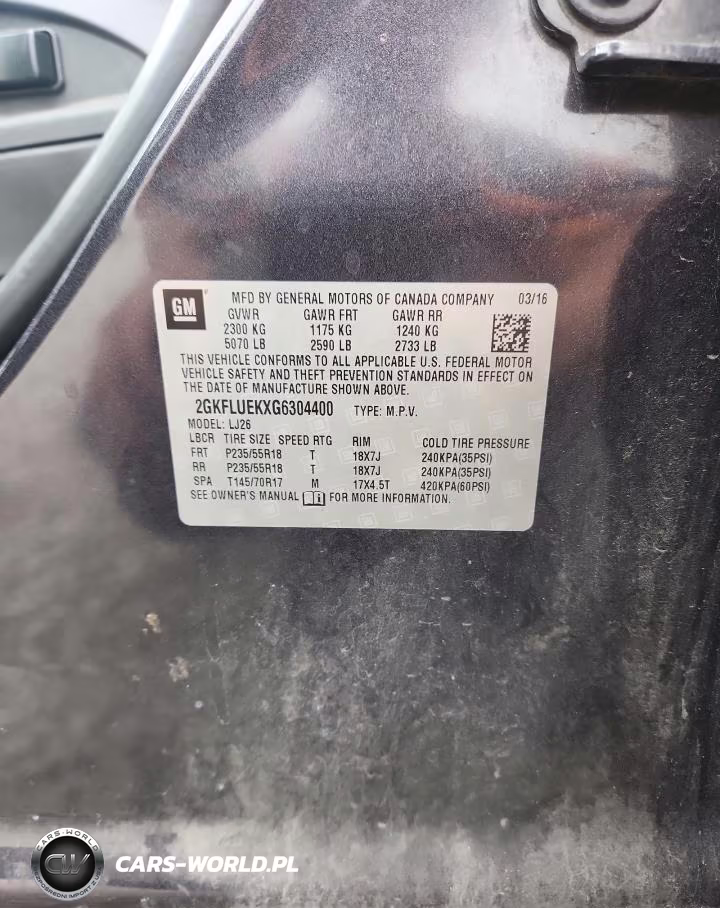 2016 GMC Terrain Slt VIN:2GKFLUEKXG6304400 - 13