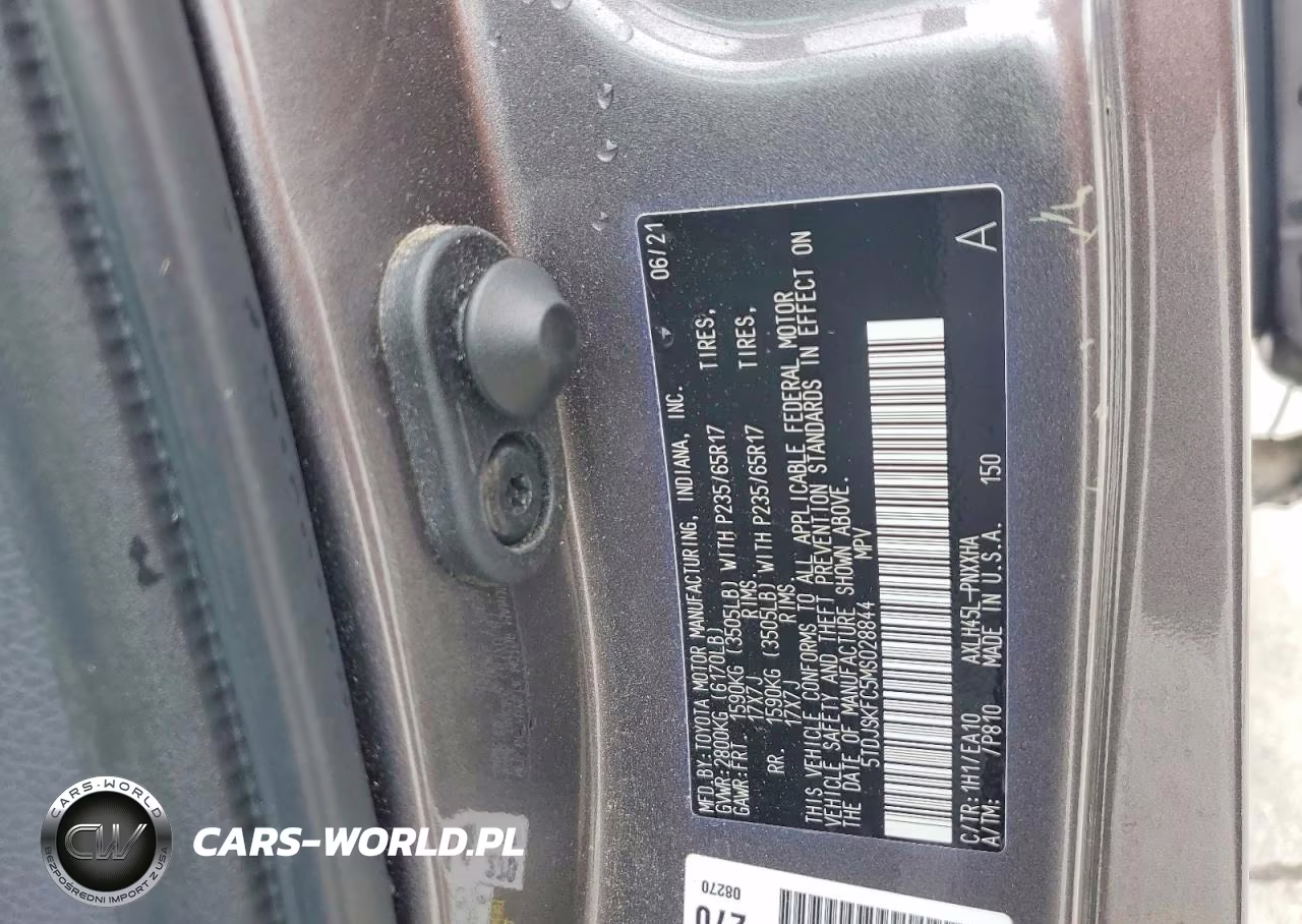 2021 Toyota Sienna Xle VIN:5TDJSKFC5MS028844 - 14
