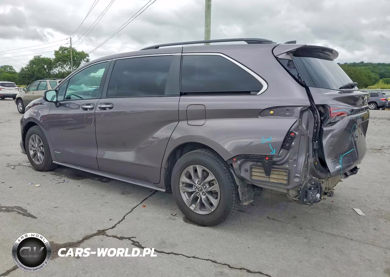 2021 Toyota Sienna Xle VIN:5TDJSKFC5MS028844 - 2