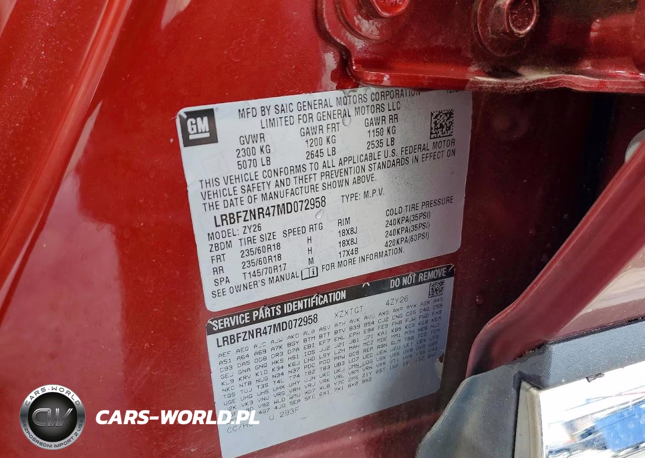 2021 Buick Envision Essence VIN:LRBFZNR47MD072958 - 13
