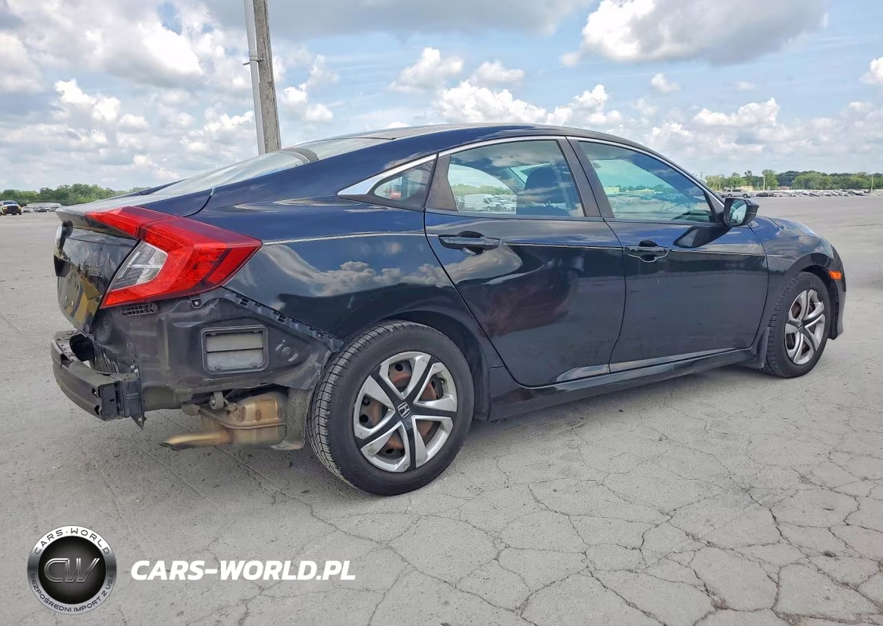 2017 Honda Civic Lx VIN:19XFC2F50HE046804 - 3