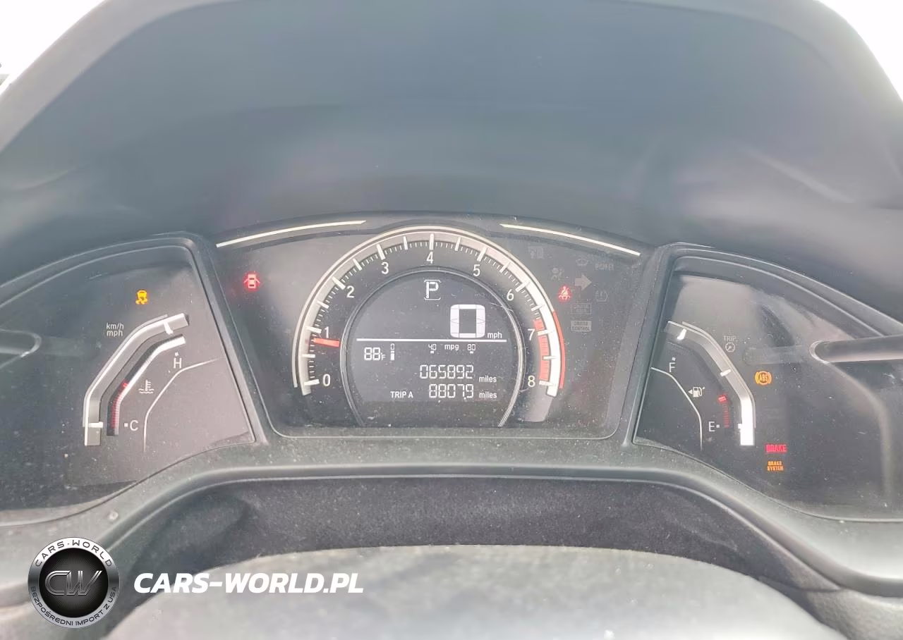 2017 Honda Civic Lx VIN:19XFC2F50HE046804 - 9