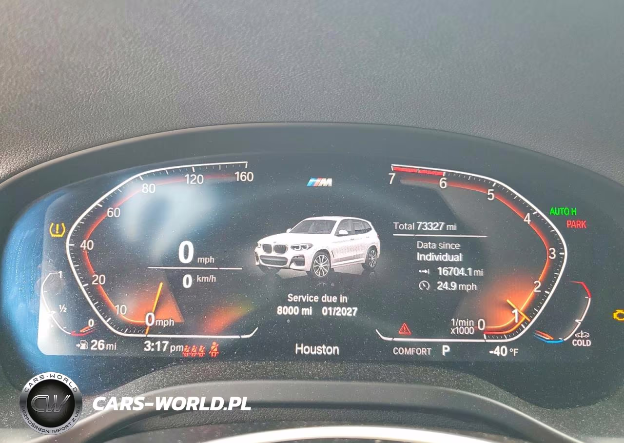 2020 BMW X3 Sdrive30I VIN:5UXTY3C08L9B93406 - 9