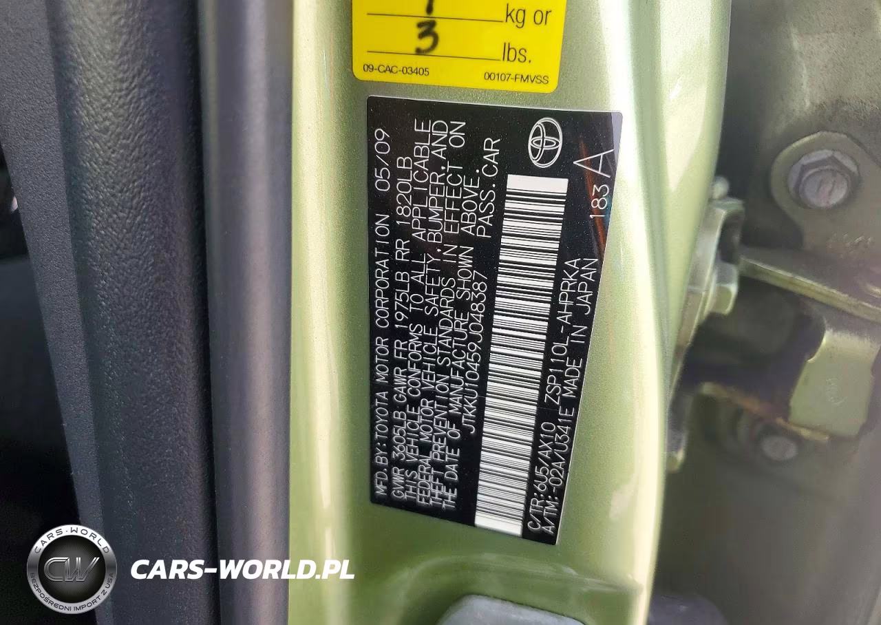 2009 Scion Xd Base VIN:JTKKU10459J048387 - 12