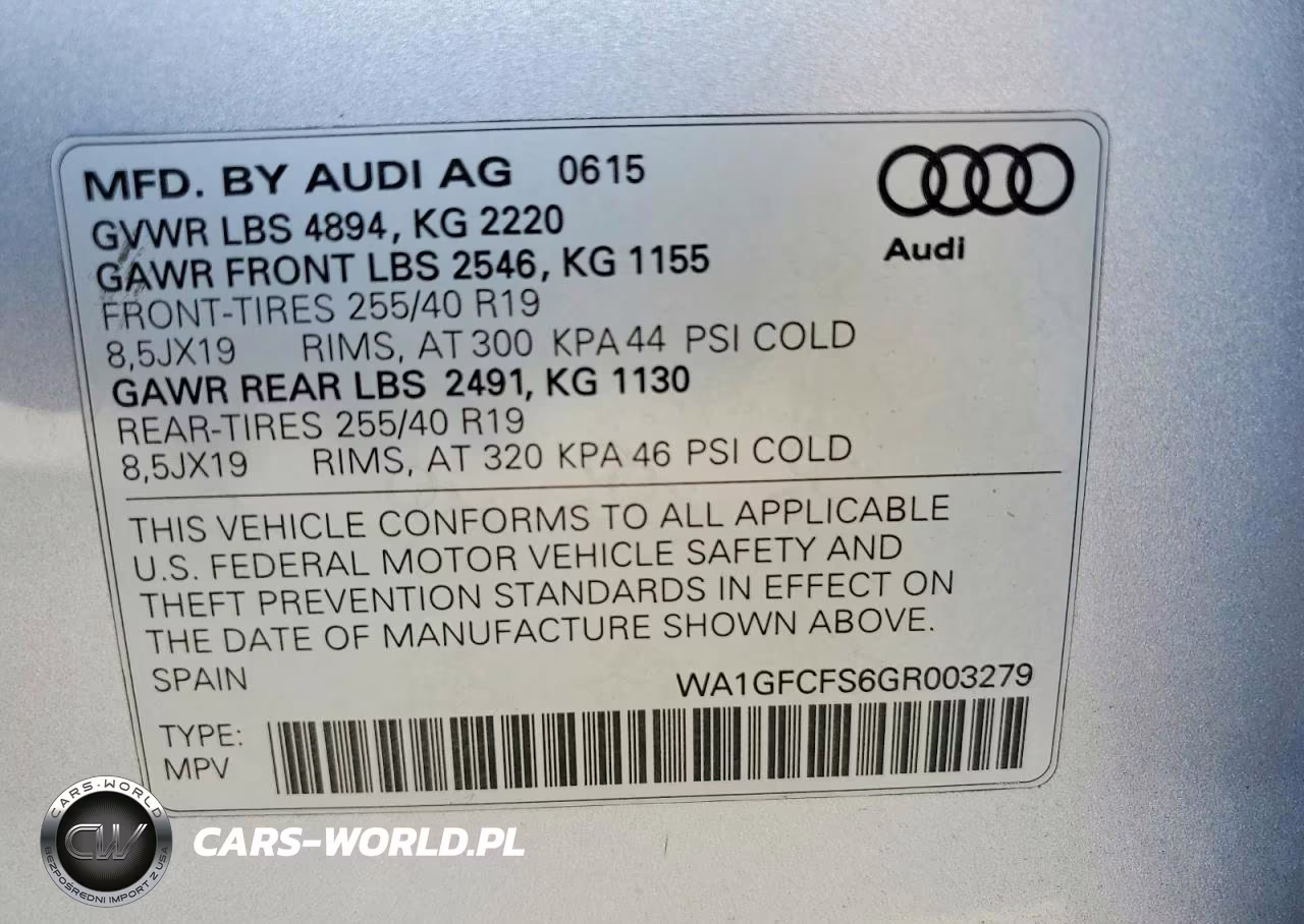 2016 Audi Q3 Prestige VIN:WA1GFCFS6GR003279 - 13