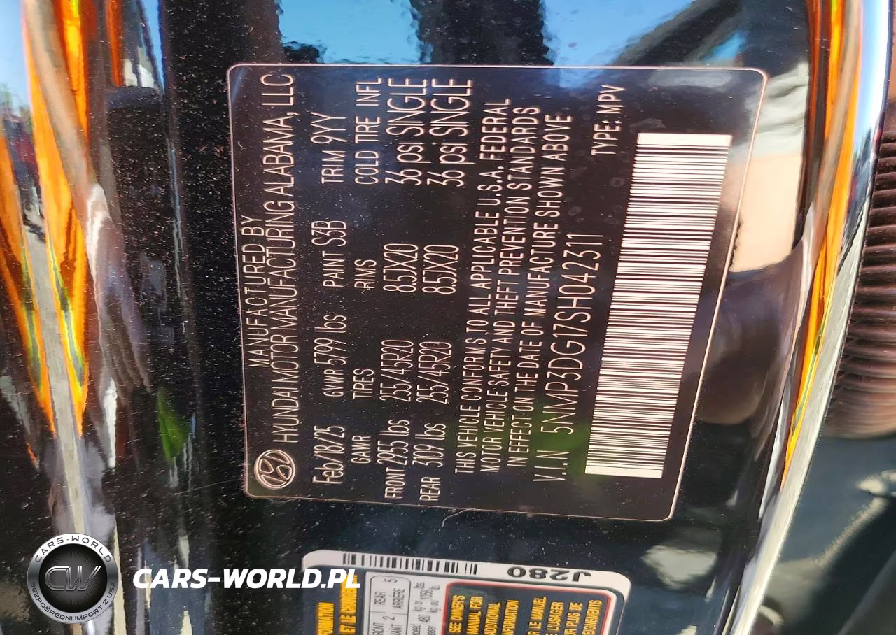 2025 Hyundai Santa Fe Limited VIN:5NMP3DG17SH042311 - 14