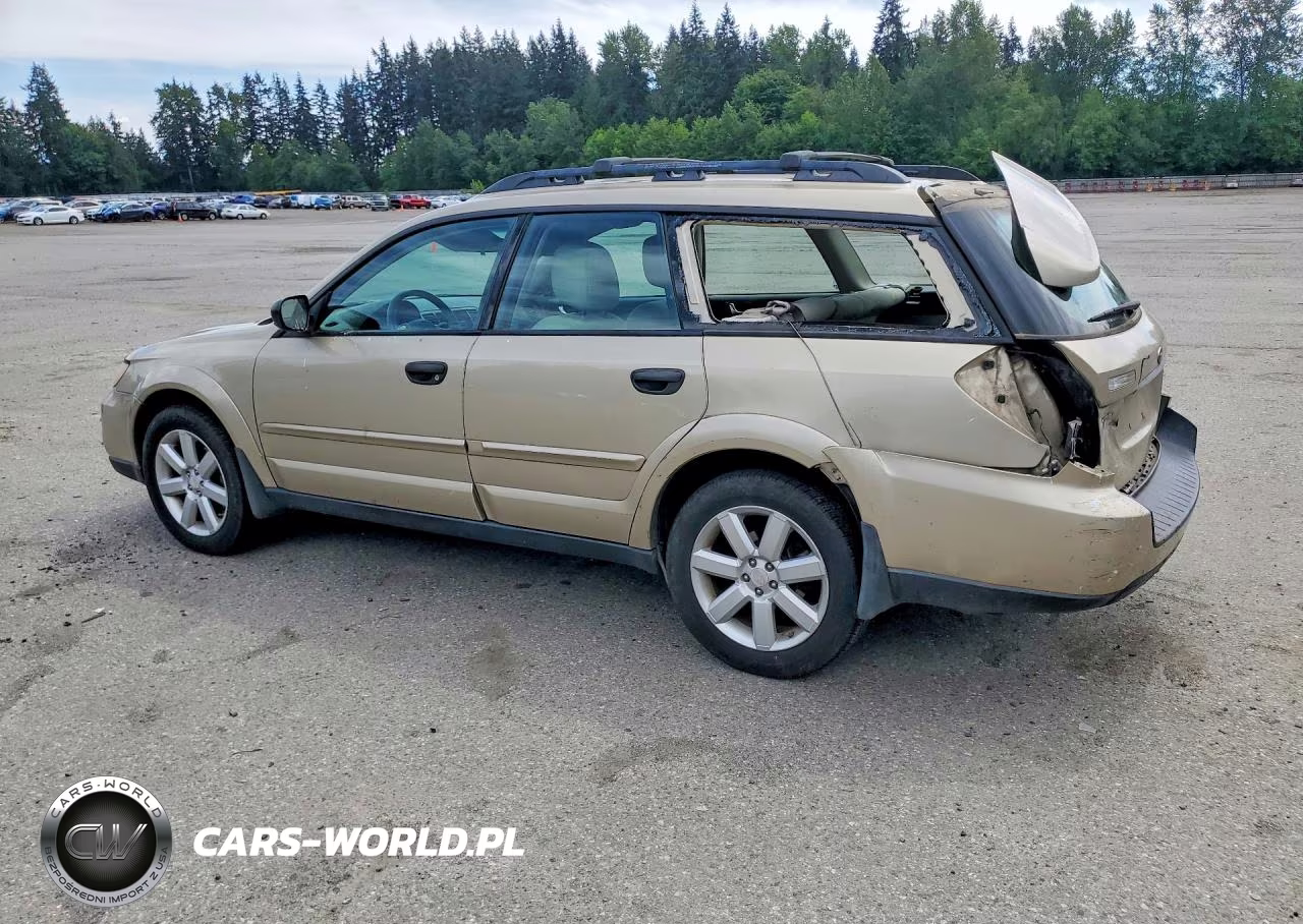 2008 Subaru Outback 2.5I VIN:4S4BP61C387341231 - 2