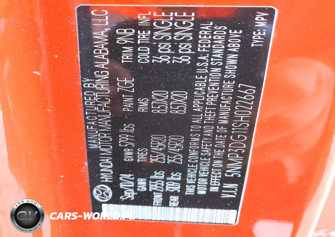 2025 Hyundai Santa Fe Limited VIN:5NMP3DG11SH022667 - 13
