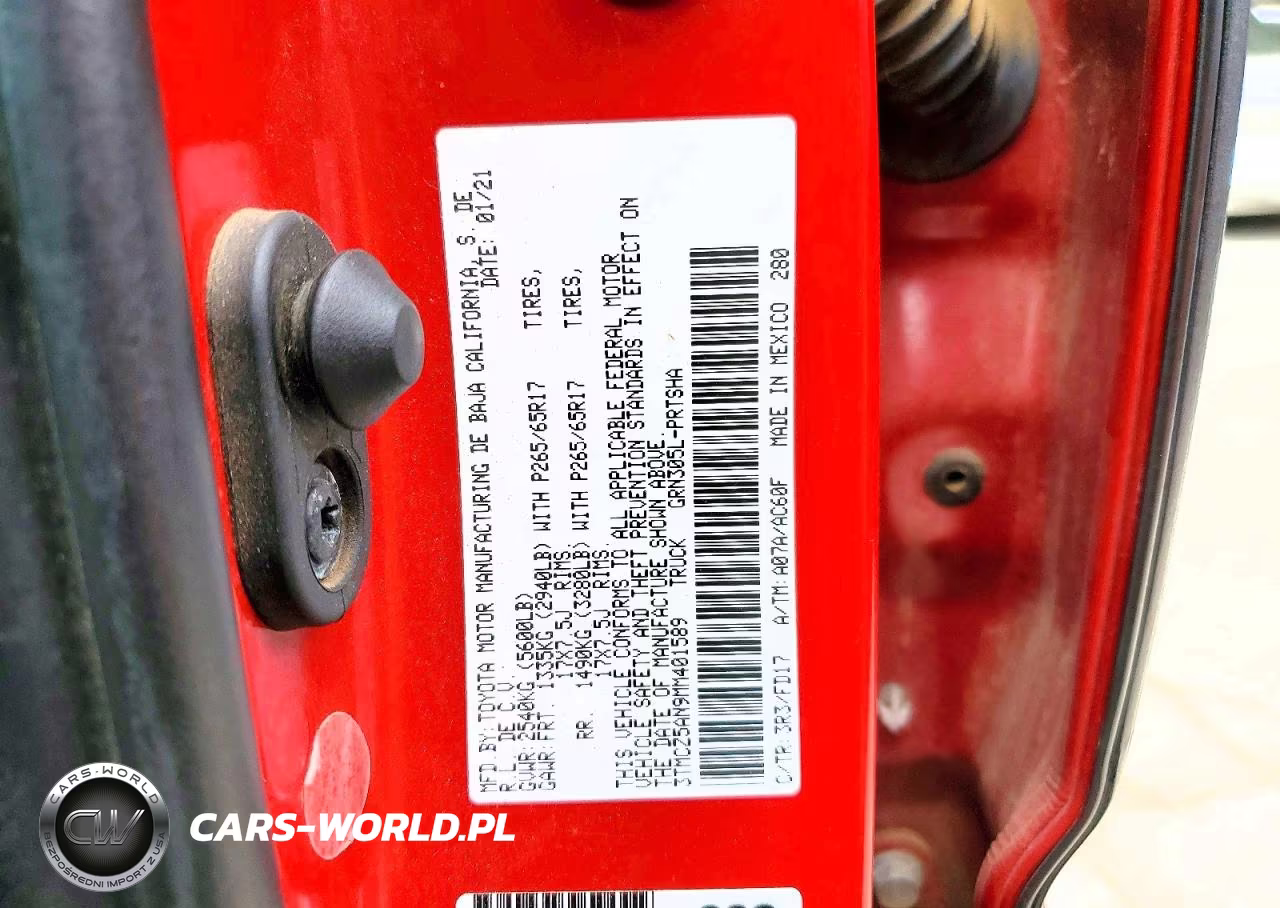 2021 Toyota Tacoma Trd Sport VIN:3TMCZ5AN9MM401589 - 12