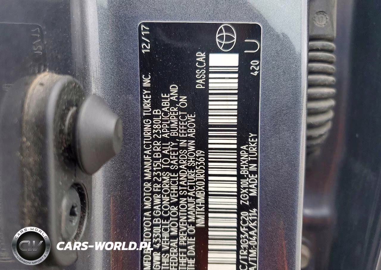 2018 Toyota C-Hr Xle VIN:NMTKHMBX0JR053619 - 13