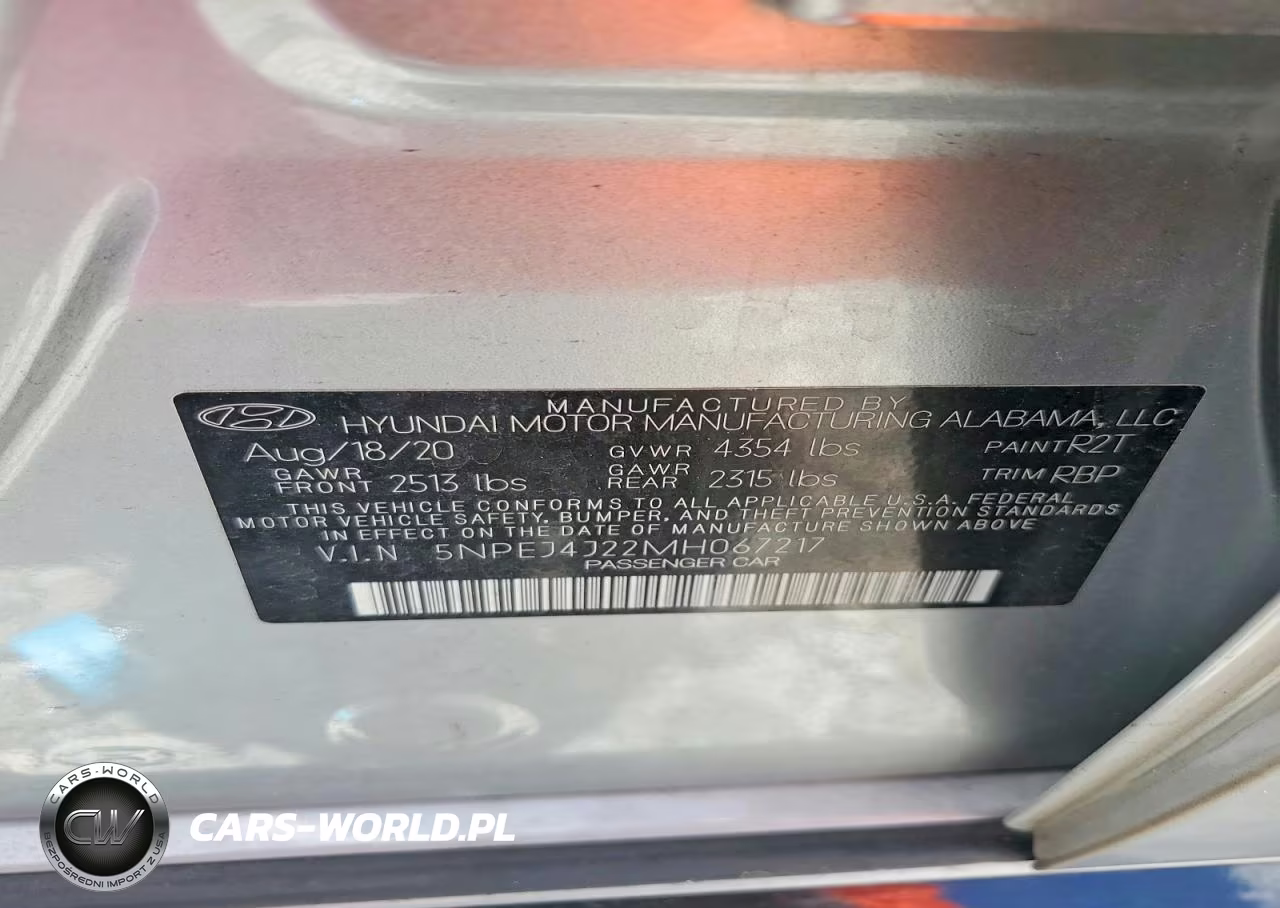 2021 Hyundai Sonata Sel Plus VIN:5NPEJ4J22MH067217 - 12