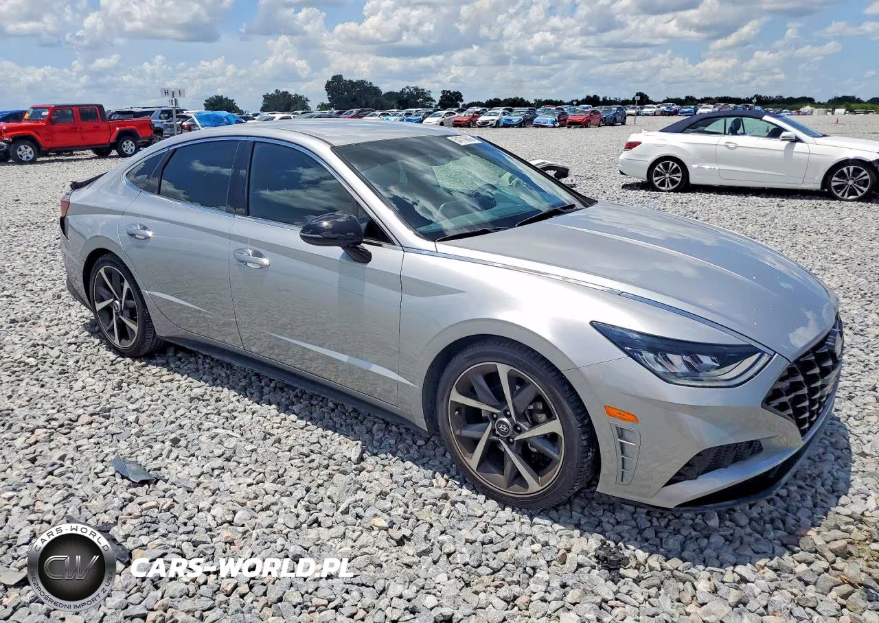 2021 Hyundai Sonata Sel Plus VIN:5NPEJ4J22MH067217 - 4