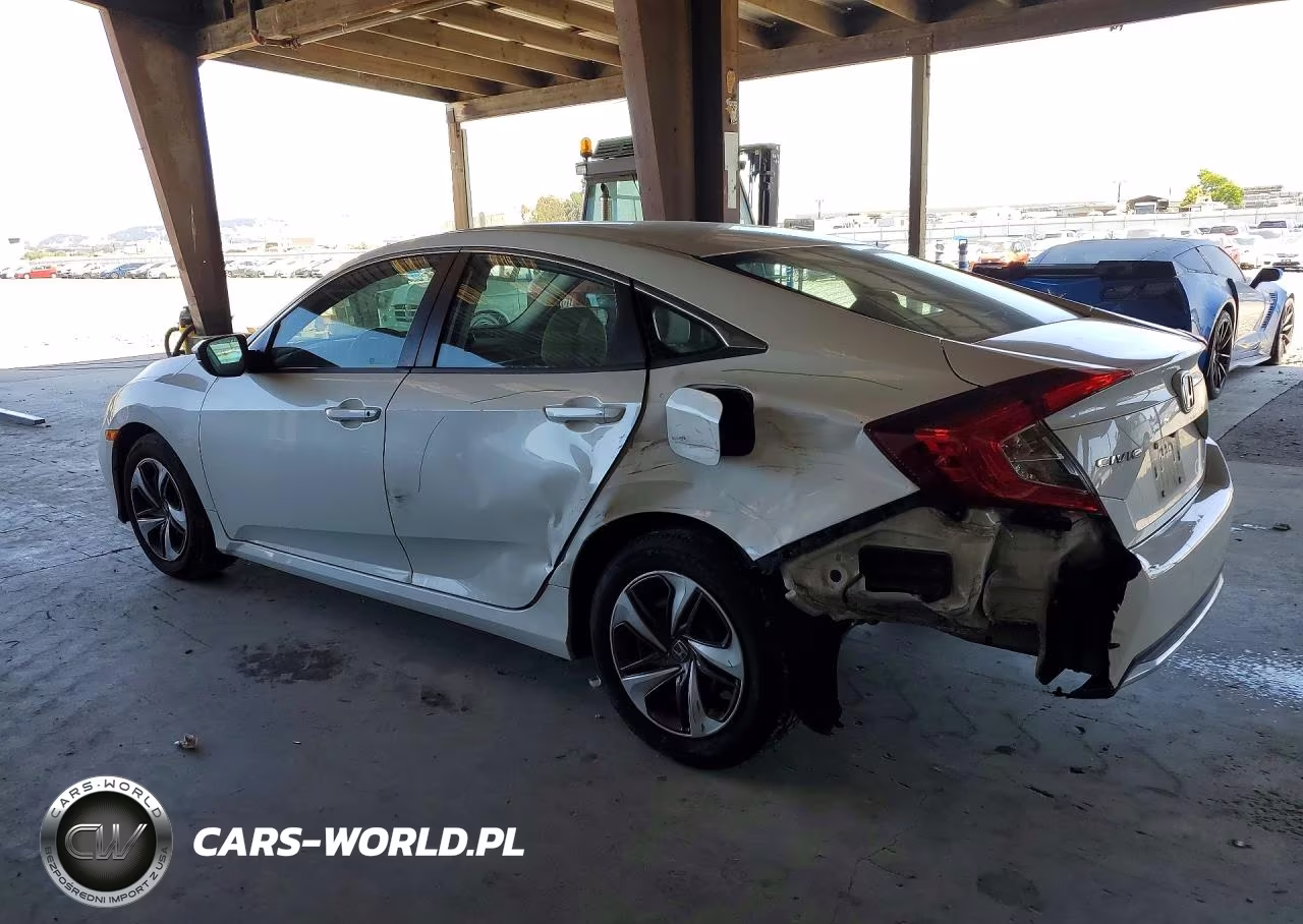 2019 Honda Civic Lx VIN:19XFC2F66KE204689 - 2
