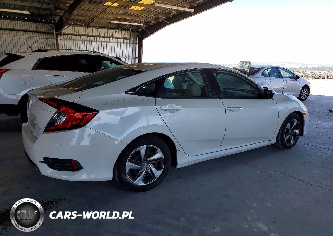 2019 Honda Civic Lx VIN:19XFC2F66KE204689 - 3