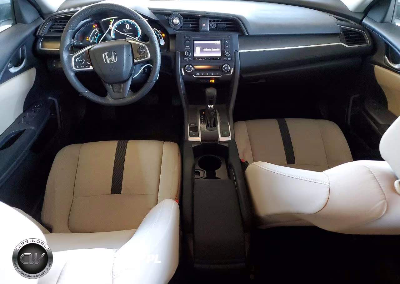 2019 Honda Civic Lx VIN:19XFC2F66KE204689 - 8