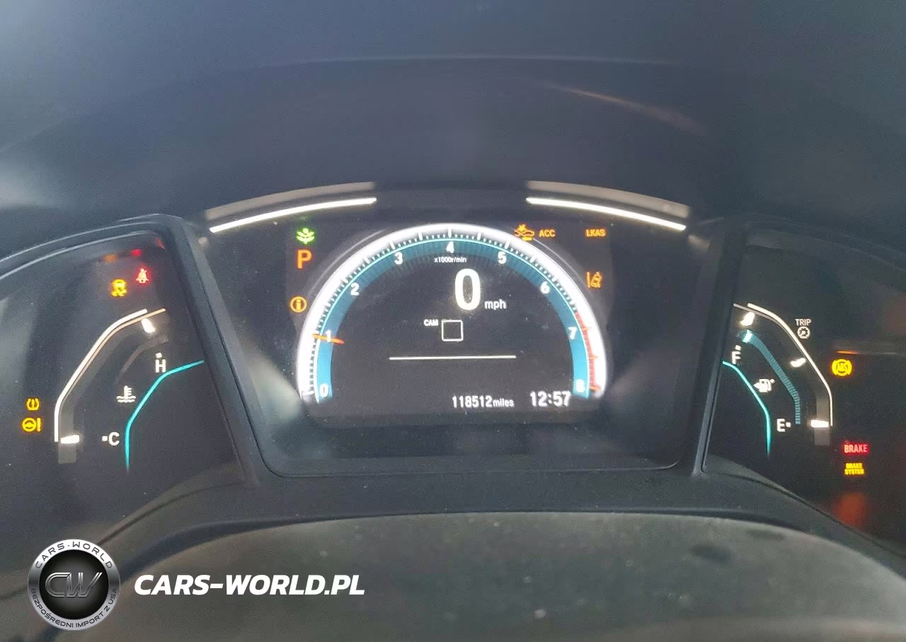 2019 Honda Civic Lx VIN:19XFC2F66KE204689 - 9