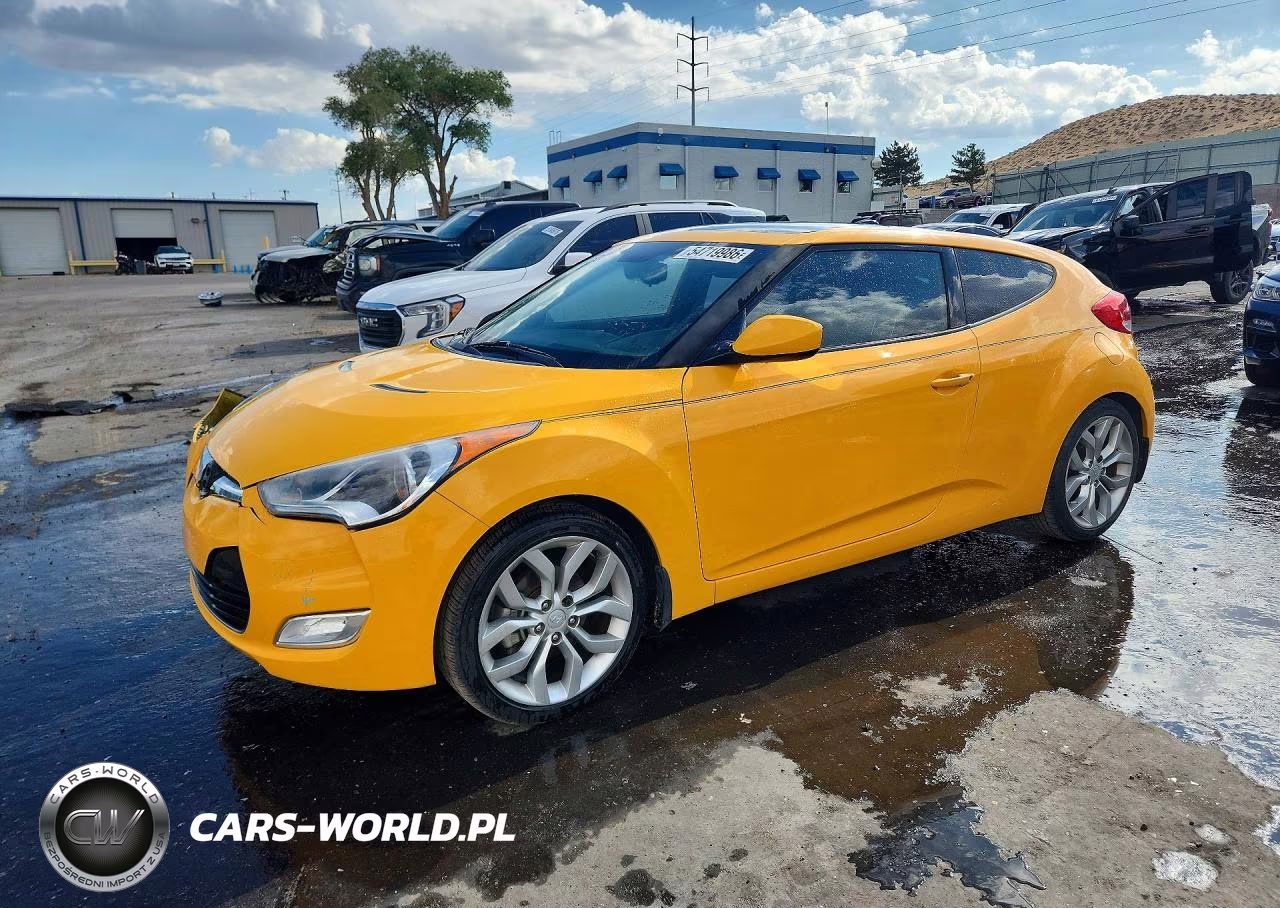 2013 Hyundai Veloster Base VIN:KMHTC6AD1DU177482 - 1