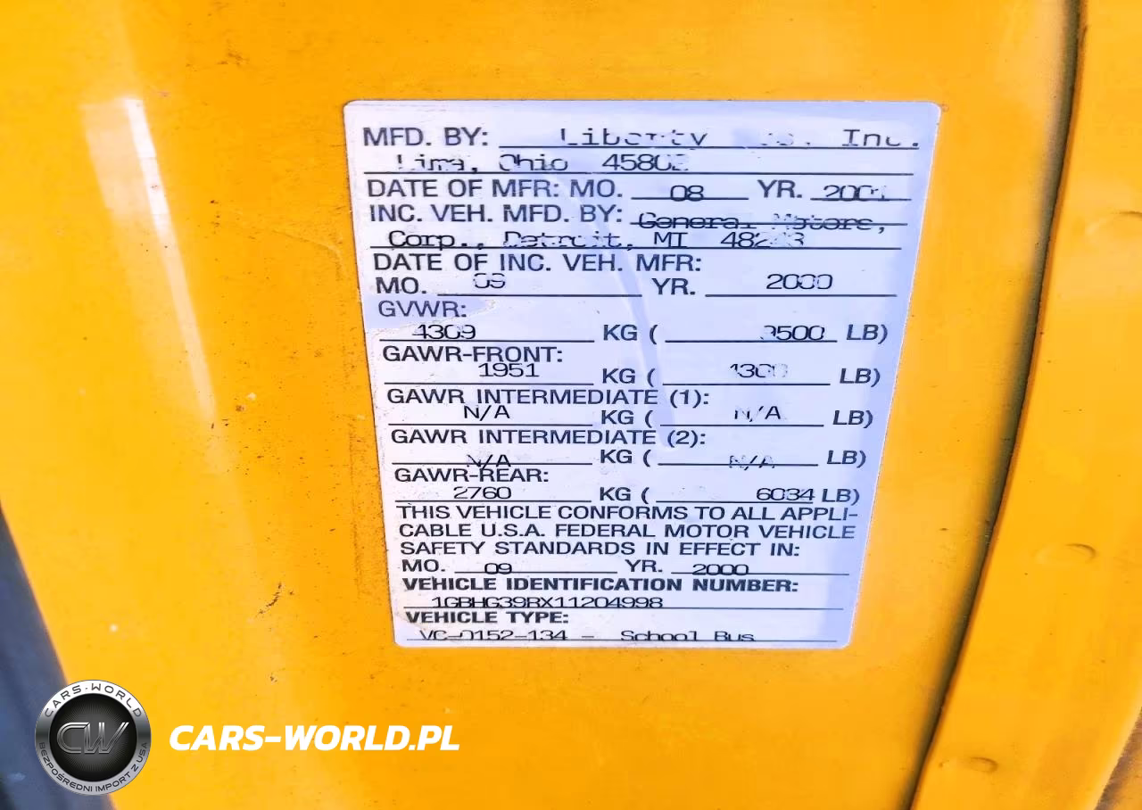 2001 Chevrolet Express G3500 VIN:1GBHG39RX11204998 - 12